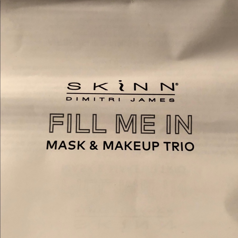 Skinn Fill Me In - Mask & Makeup Trio